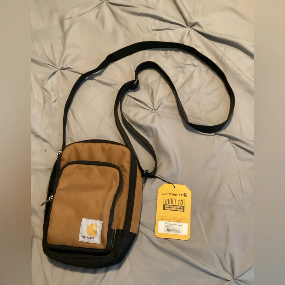 Carhartt Brown Messager Crossbody Zip Bag